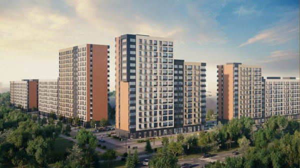 Рендер ЖК «Мирополіс» (Маріуполь) від компанії «Успех»