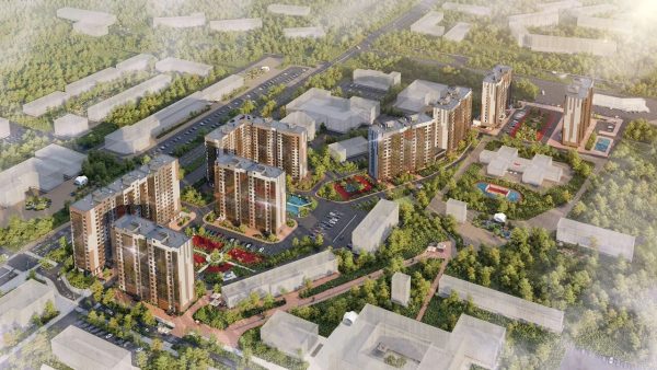Візуалізація ЖК «Ленінградський квартал» з сайту забудовника